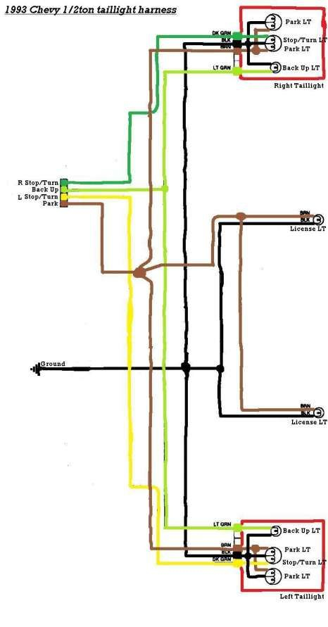 10 1994 Chevy Truck Brake Light Wiring Diagram Truck Diagram 