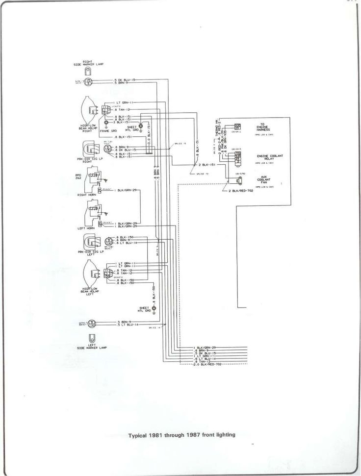 15 1984 Chevy Truck Electrical Wiring Diagram Truck Diagram
