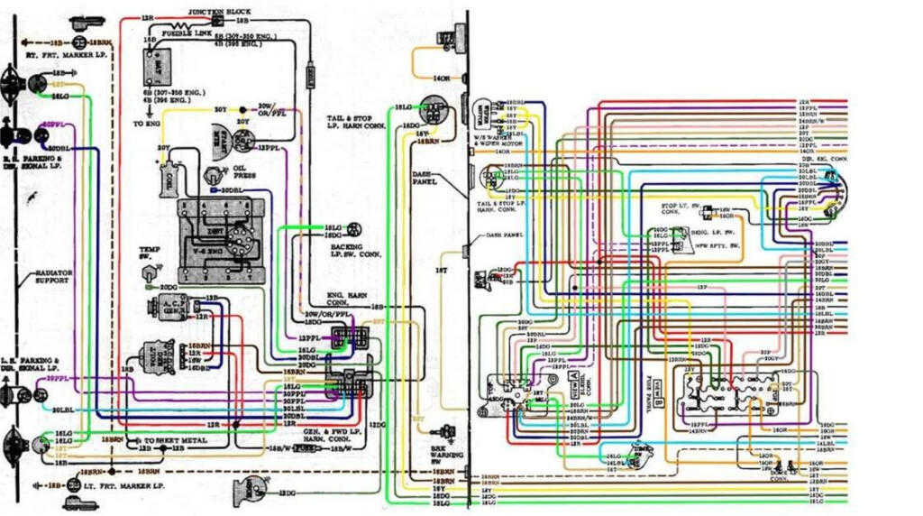 1972 Chevy Alternator Wiring Schematic And Wiring Diagram