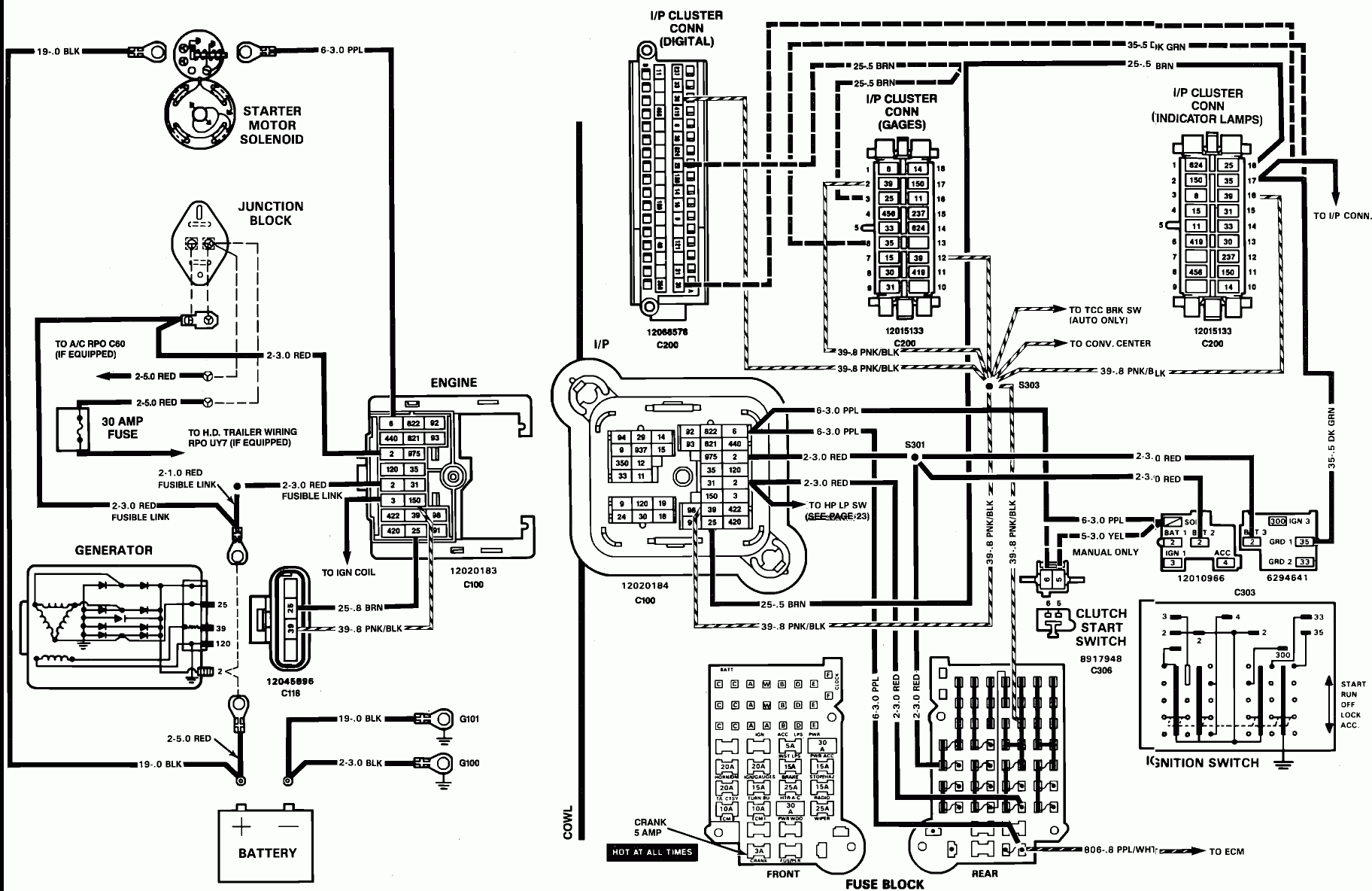 1986 Chevrolet 10 Wiring Wiring Diagram Schema