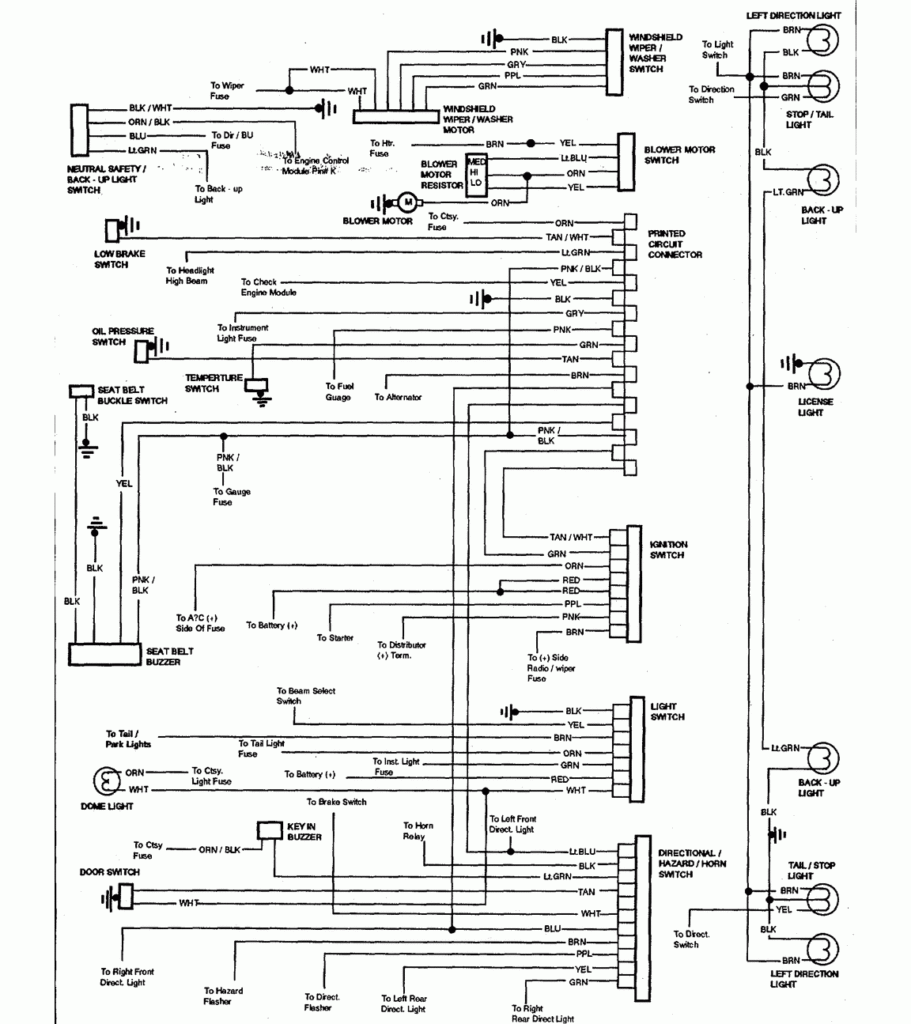 1987 Monte Carlo Wiring Diagram Wiring Diagram And Schematic Role