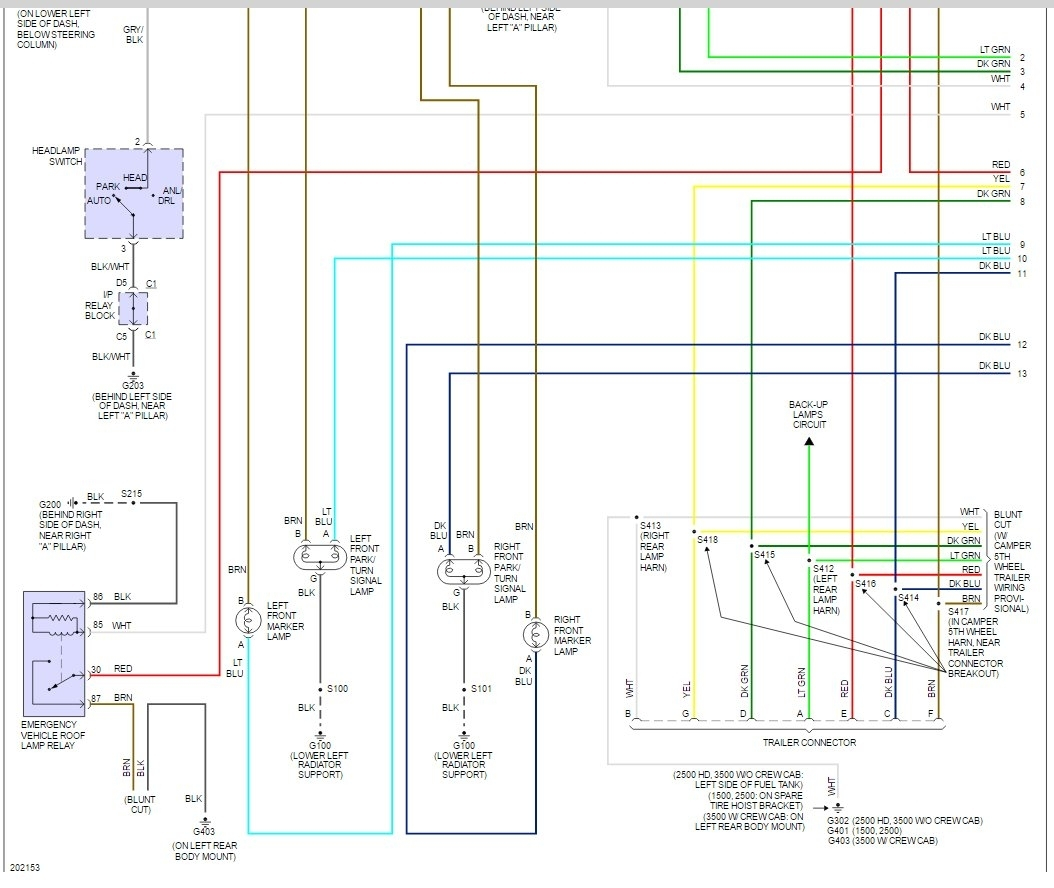 1989 Chevrolet Silverado K1500 Tail Light Wiring Diagram Pictures 