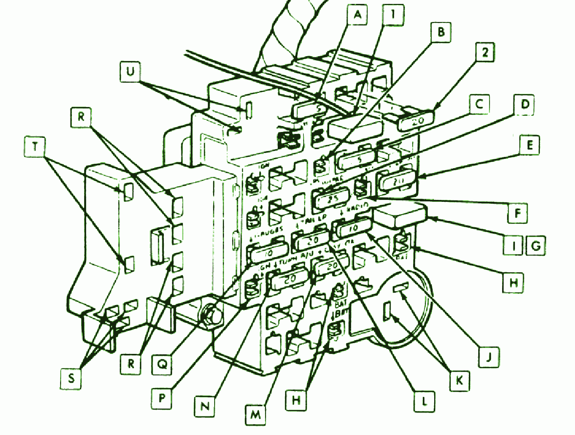 1989 Chevy Dually Fuse Box Diagram Auto Fuse Box Diagram