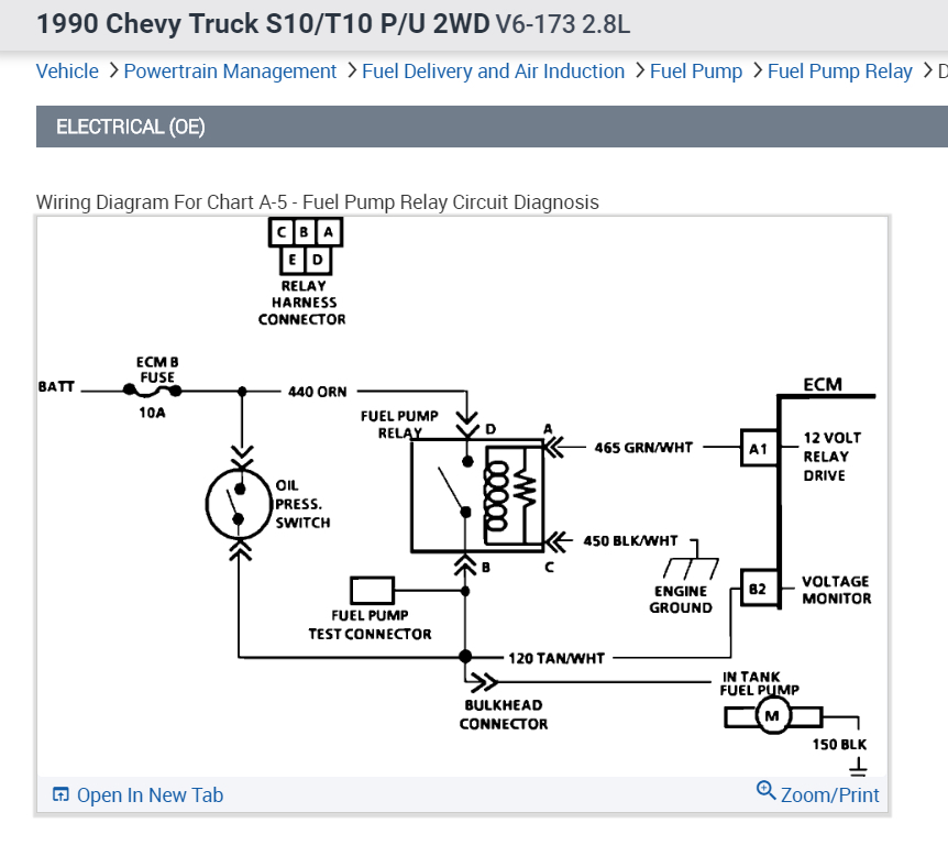 1990 Chevy Truck Fuel Pump Wiring Diagram Wiring Diagram