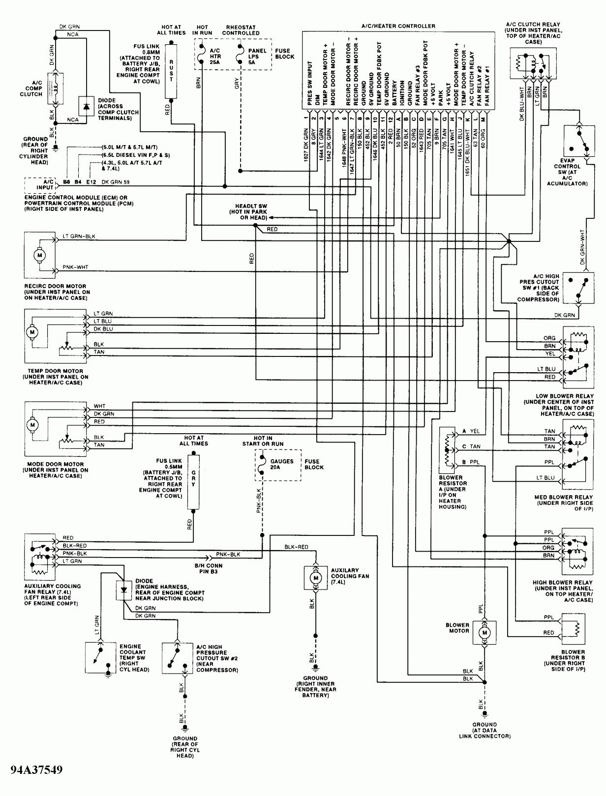 1990 Chevy Truck Wiring Diagram Easywiring