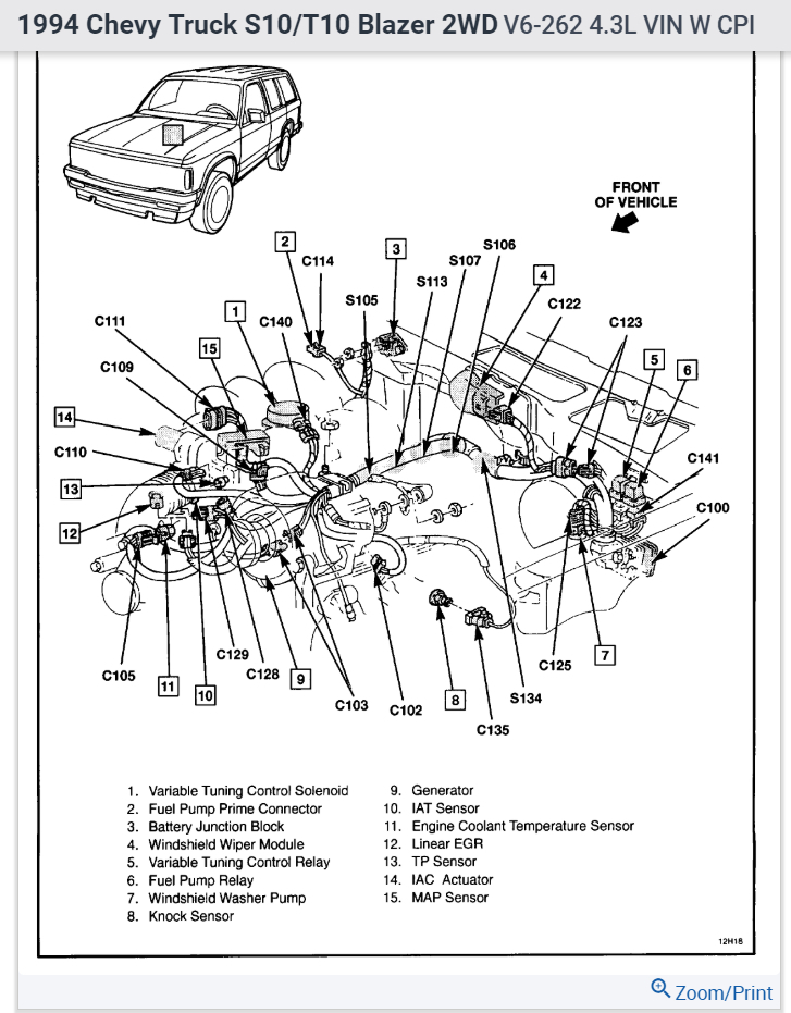 1991 Chevy S10 Fuel Pump Wiring Diagram Wiring Diagram