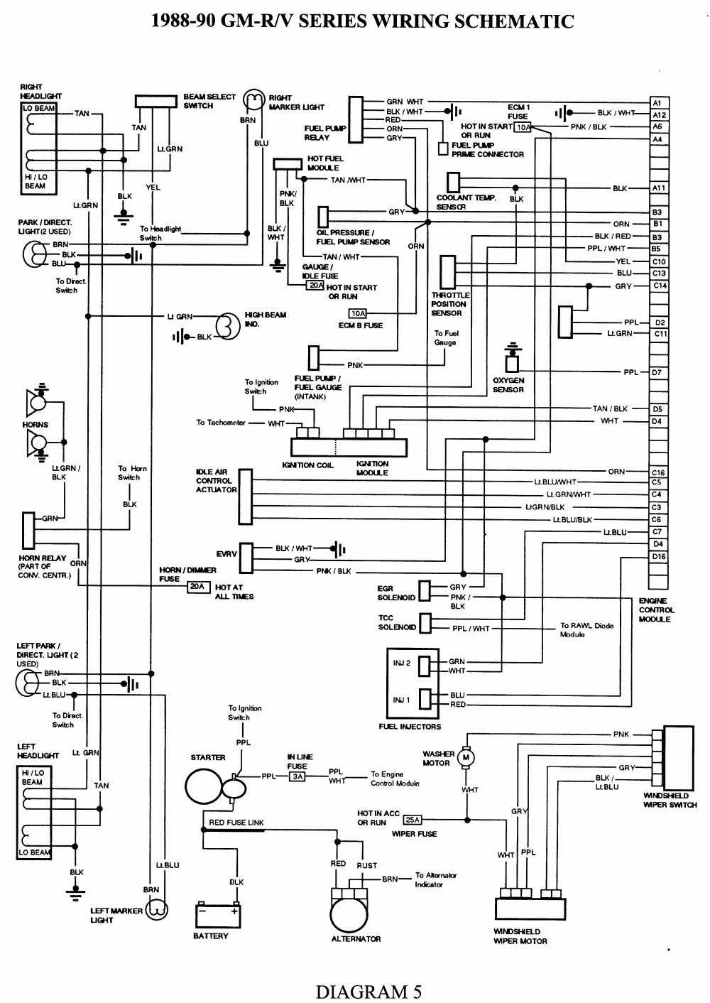 1992 Chevrolet P30 Wiring Diagram Fuel Pump