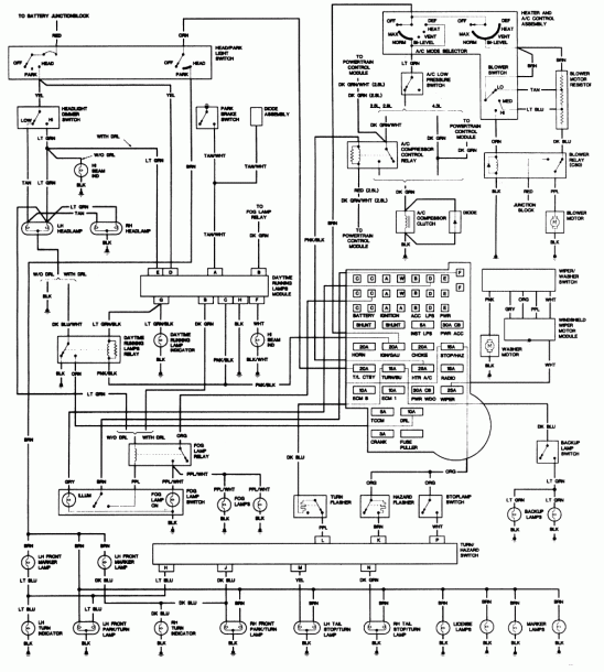 1992 Chevy 1500 Wiring Diagram Chevy 1500 Chevy S10 Diagram