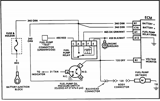 1992 Chevy Truck Fuel Pump Wiring Diagram Wiring Diagram And Schematic