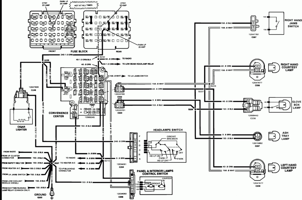 1994 Chevy Truck Brake Light Wiring Diagram Wiring Diagram