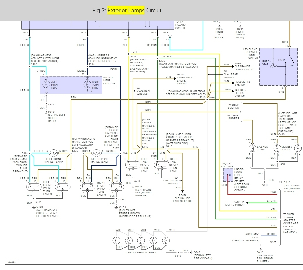 1995 Chevy Silverado Brake Light Wiring Diagram Wiring Diagram