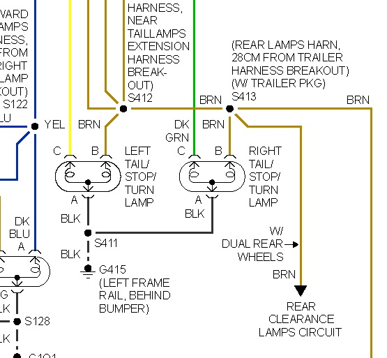 1995 Chevy Suburban Brake Wiring Wiring Diagram Schema