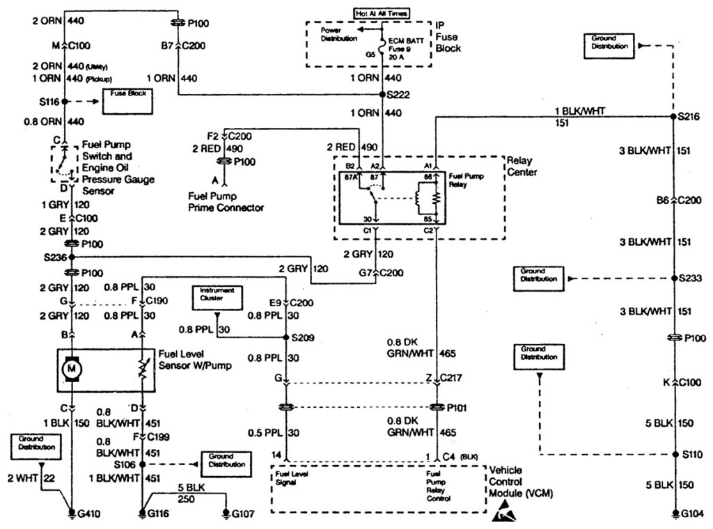 1998 Chevy S10 Fuel Pump Wiring Diagram Free Wiring Diagram