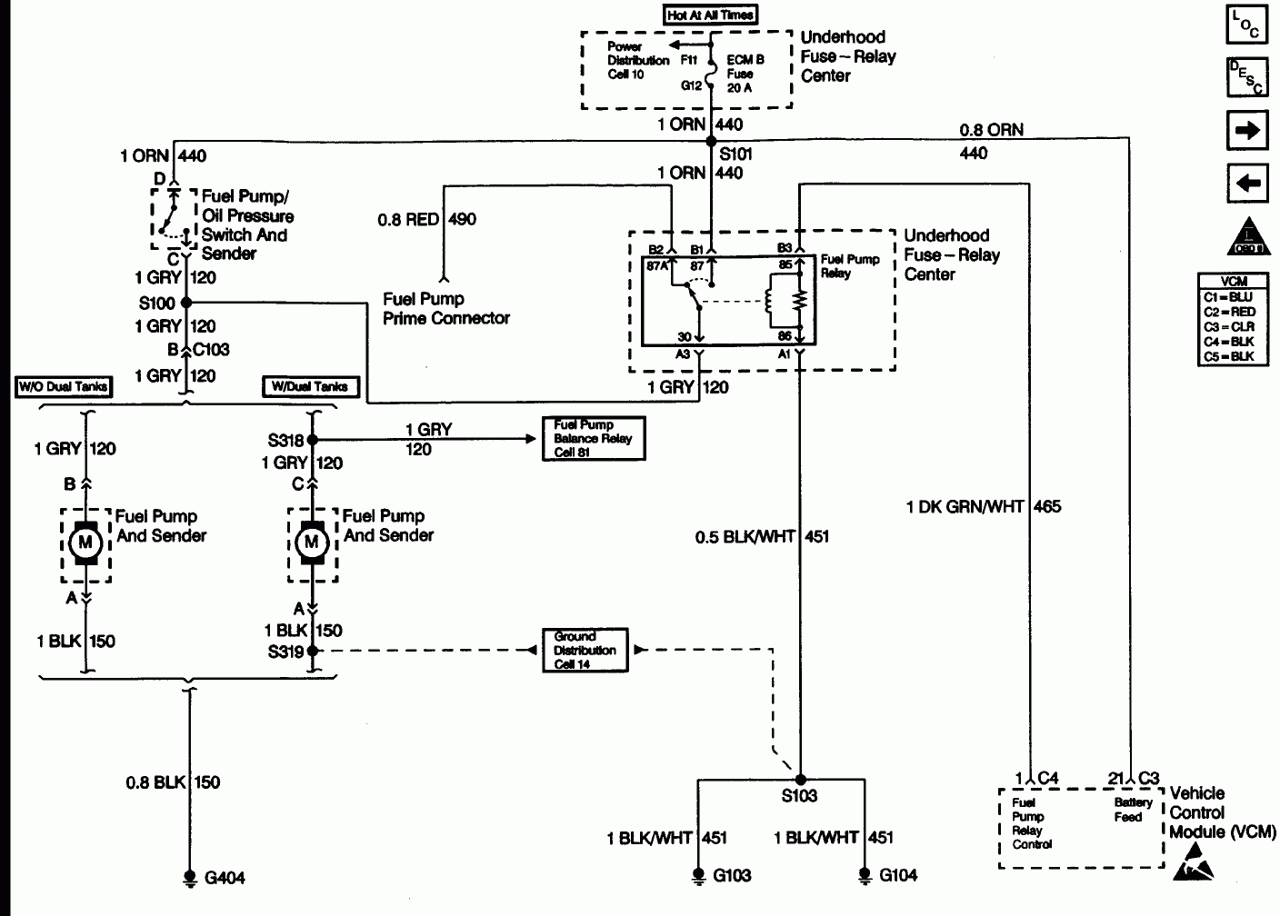 1998 Chevy Silverado Fuel Pump Wiring Diagram Cadician s Blog