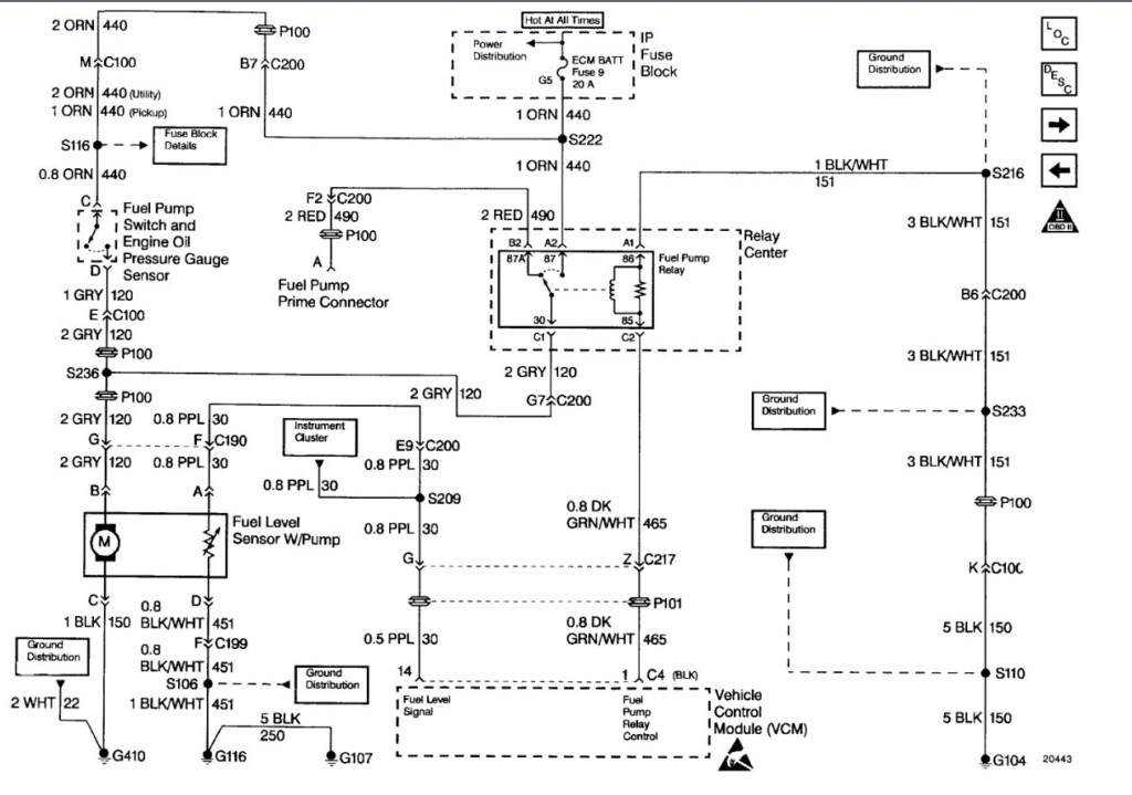 1999 S10 Fuel Pump Wiring Diagram Wiring Diagram