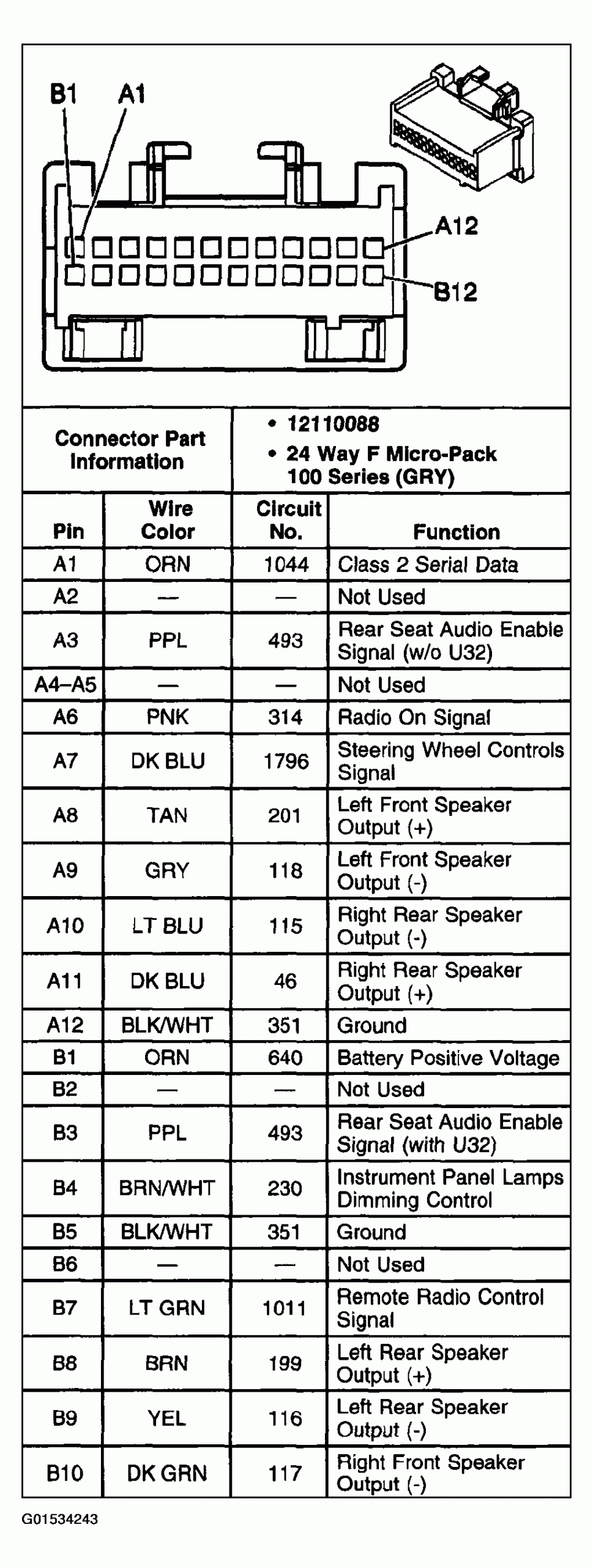 2000 Chevrolet Silverado Car Stereo Radio Wiring Diagram Pics Wiring