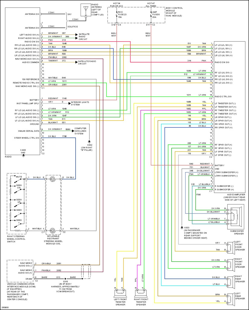 2001 Monte Carlo Radio Wiring Diagram Easywiring