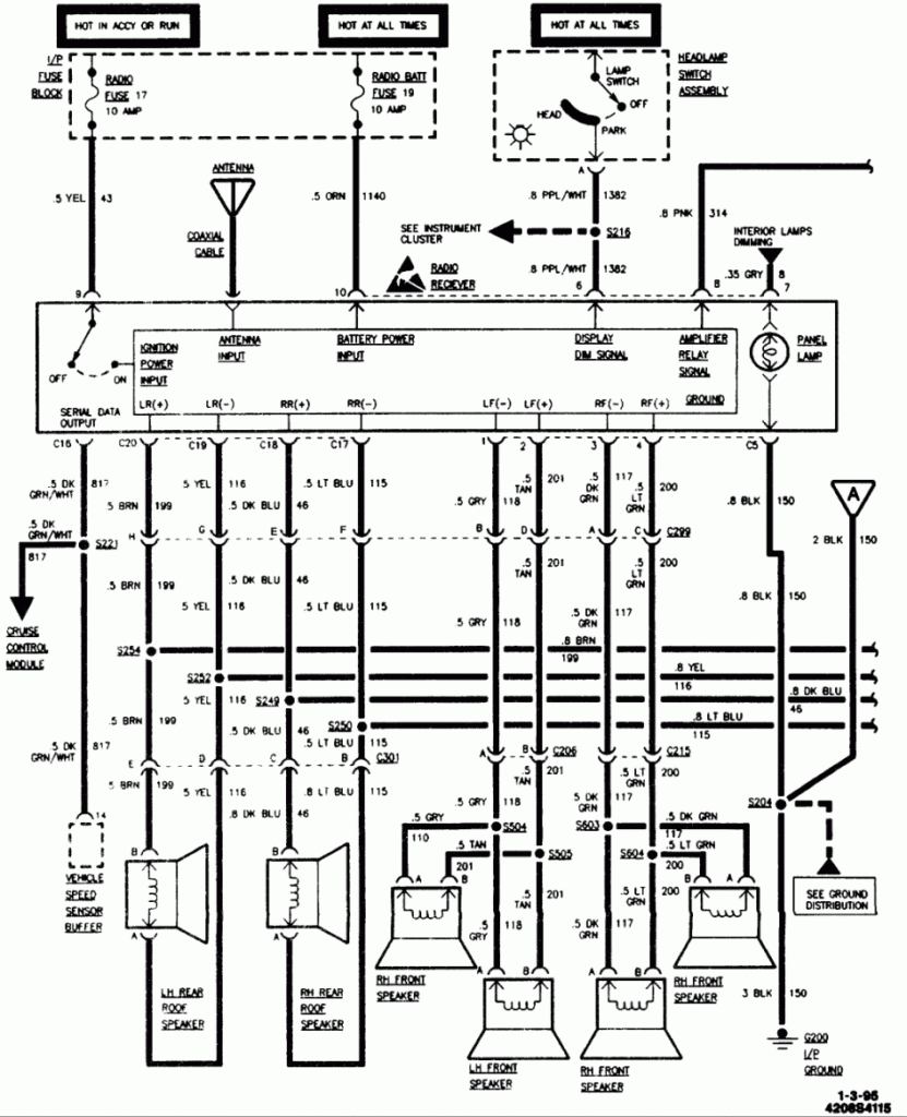 2002 Chevy Tahoe Radio Wiring Diagram Wiring Diagram