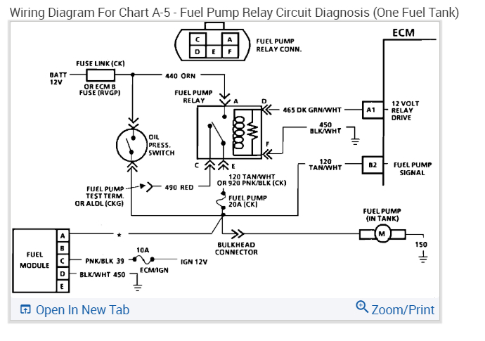 2003 Chevy Tahoe Fuel Pump Relay Wiring Diagram Schematic And Wiring