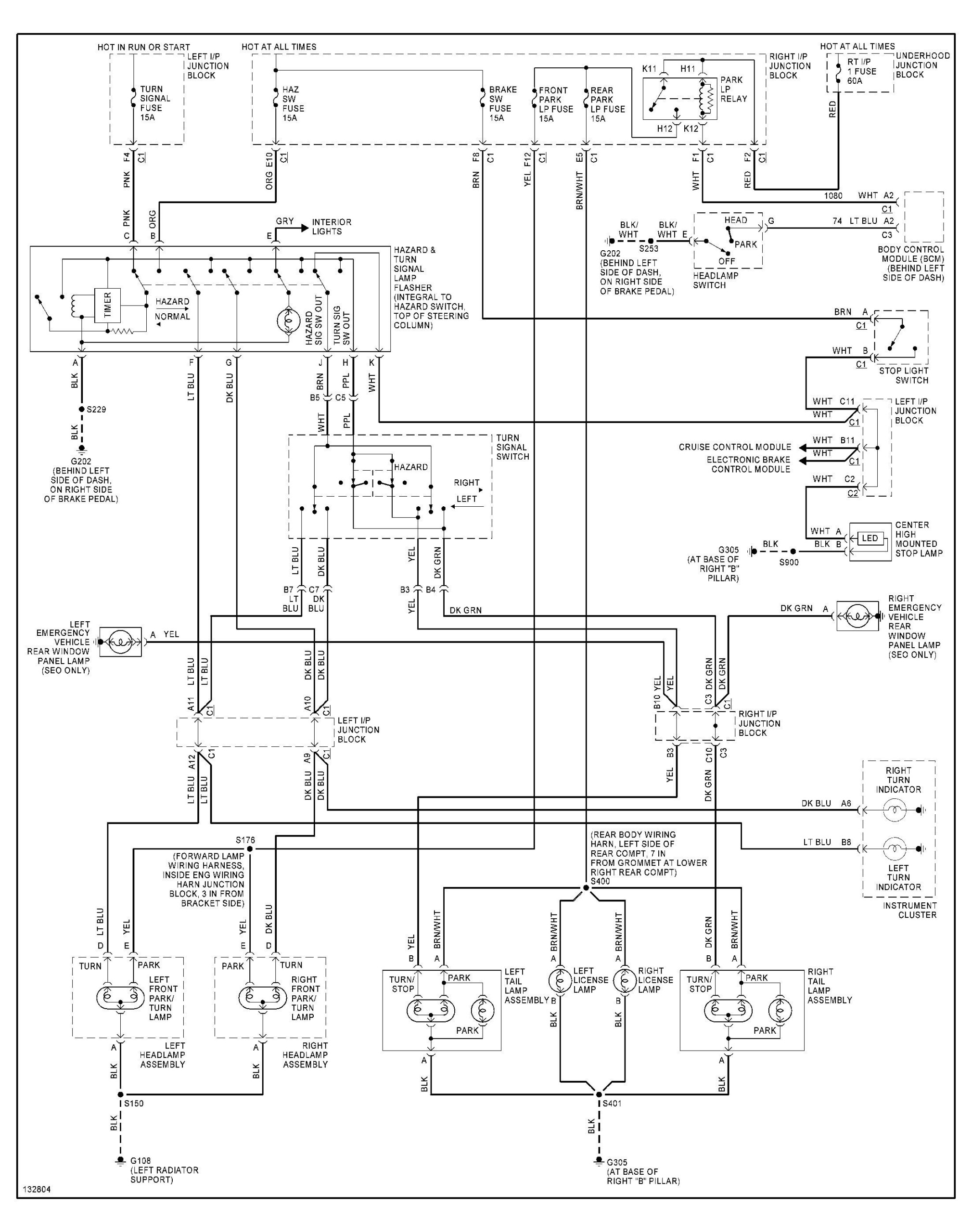 2003 Silverado 1500hd Brake Light Schematic In 2021 2003 Silverado 