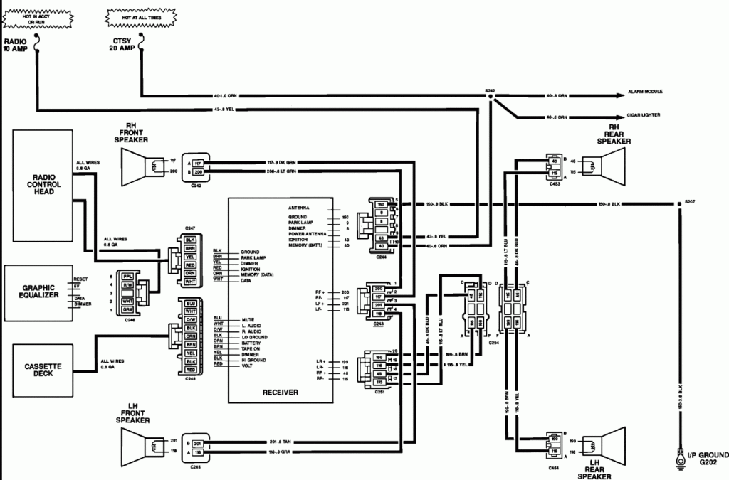 2004 Chevy Suburban Bose Radio Wiring Diagram