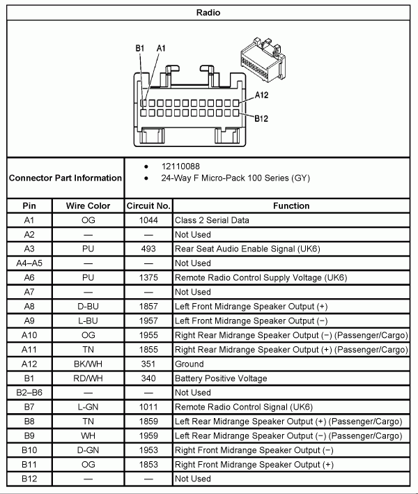 2004 Gmc Sierra 2500hd Delphi Radio Wiring Diagram