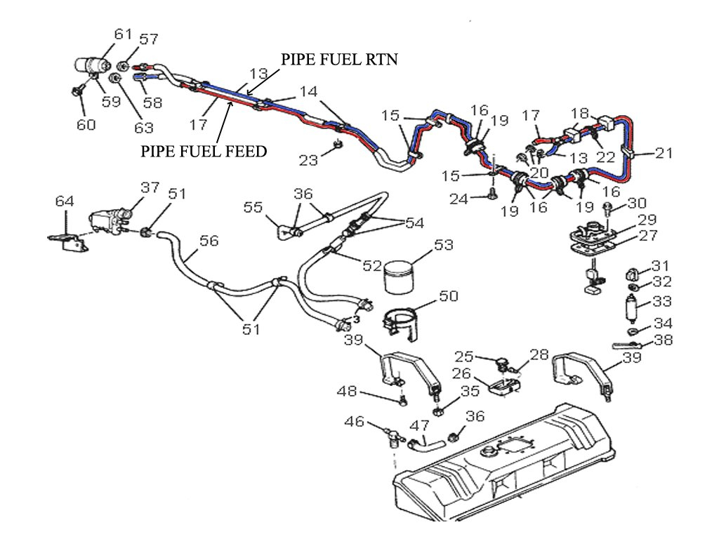 2005 Chevy Trailblazer Fuel Line Diagram