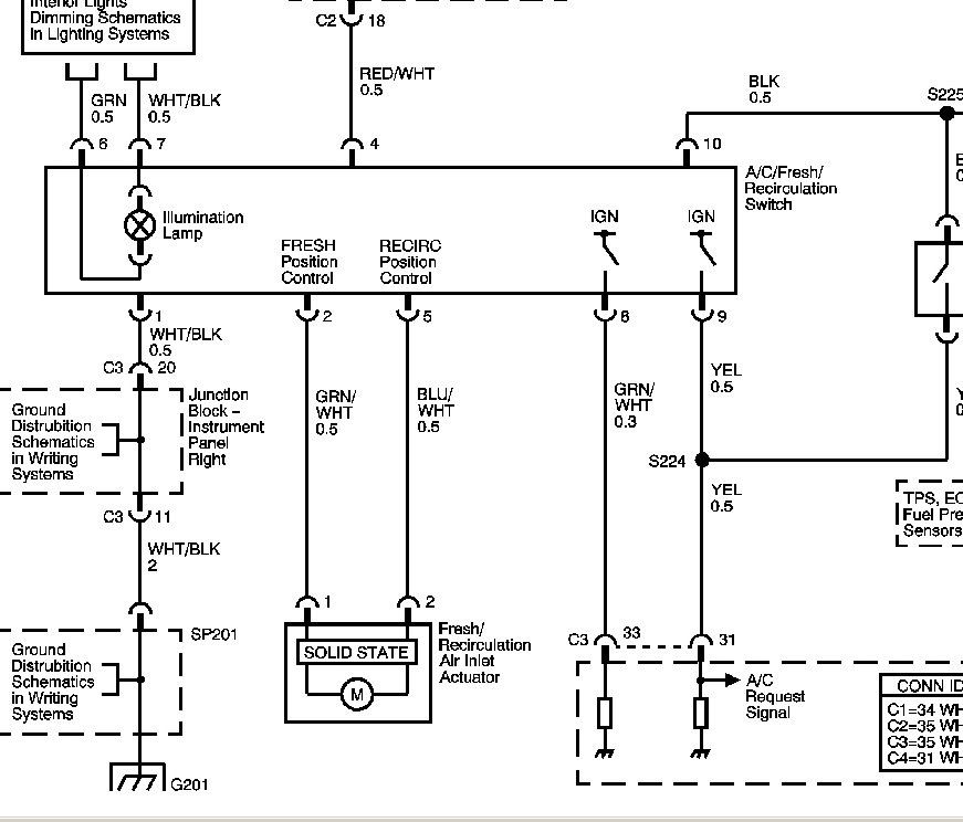 2005 Pontiac vibe radio wiring Diagram