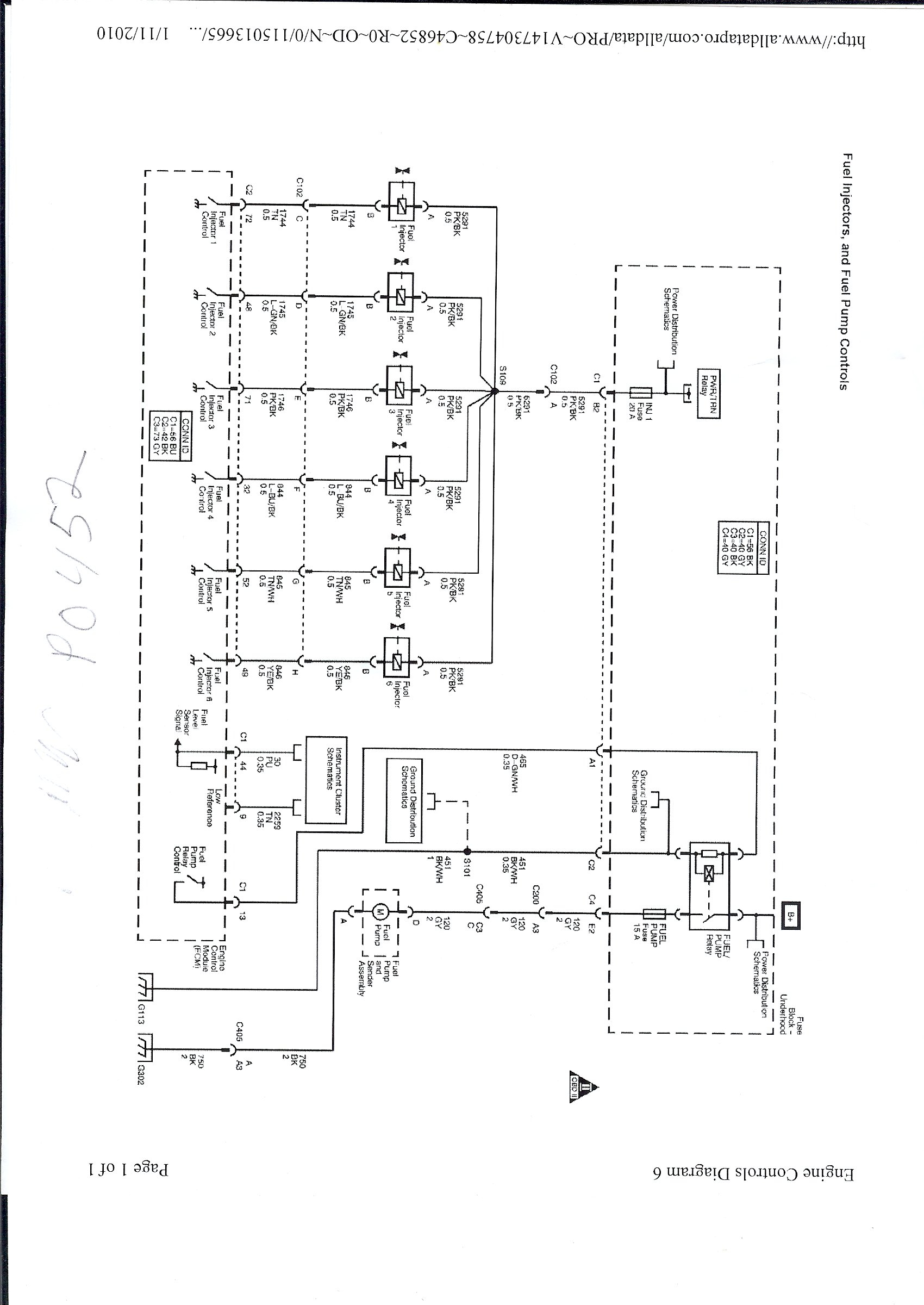 2006 Chevy Impala Fuel Pump Went Out Replaced Pump Still