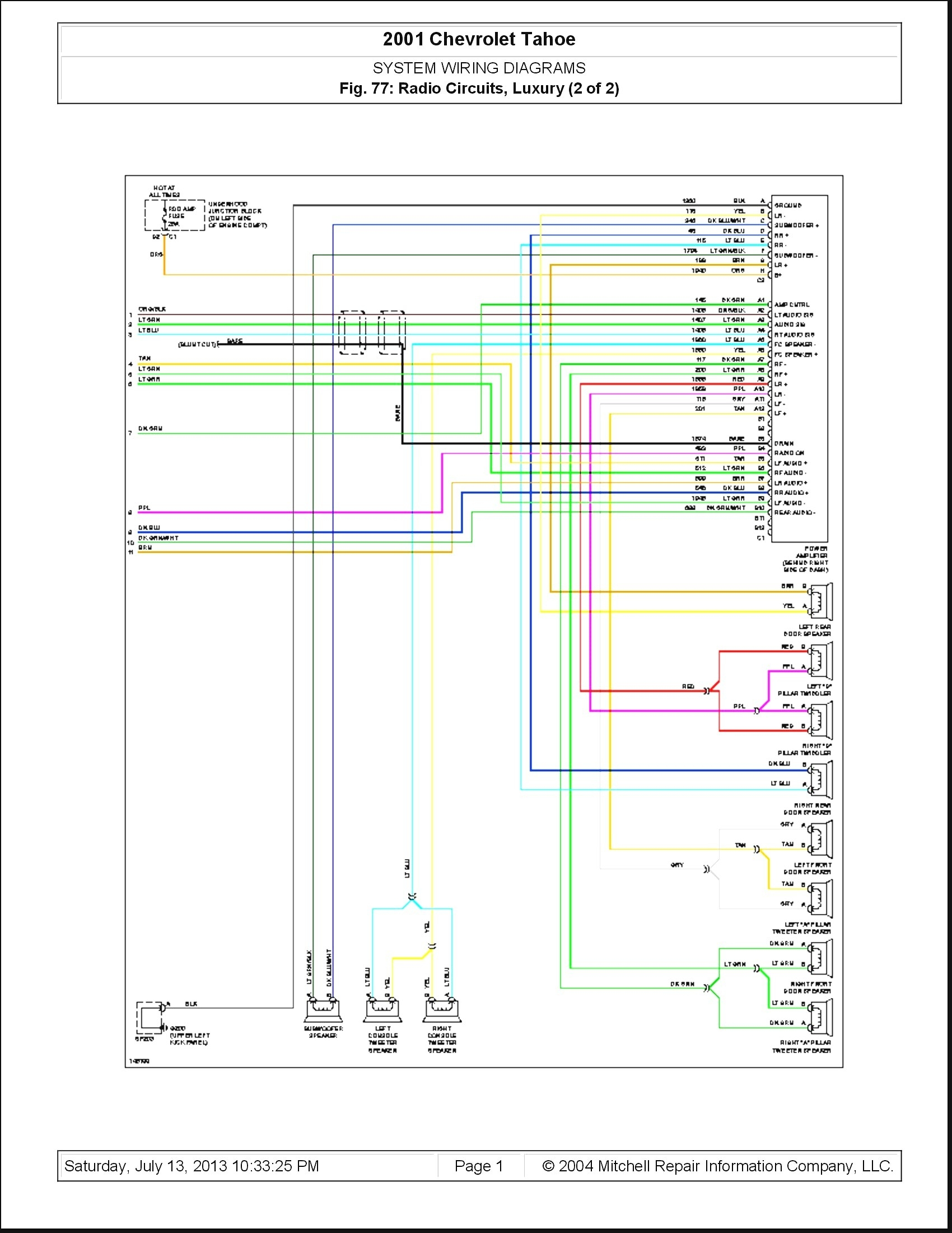 2006 Chevy Silverado Radio Wiring Diagram Free Wiring Diagram