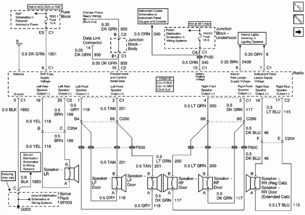 2015 Chevy Silverado Speaker Wiring Diagram