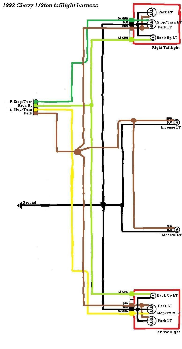 45 Best Of 1994 Chevy Truck Brake Light Wiring Diagram Trailer Light 