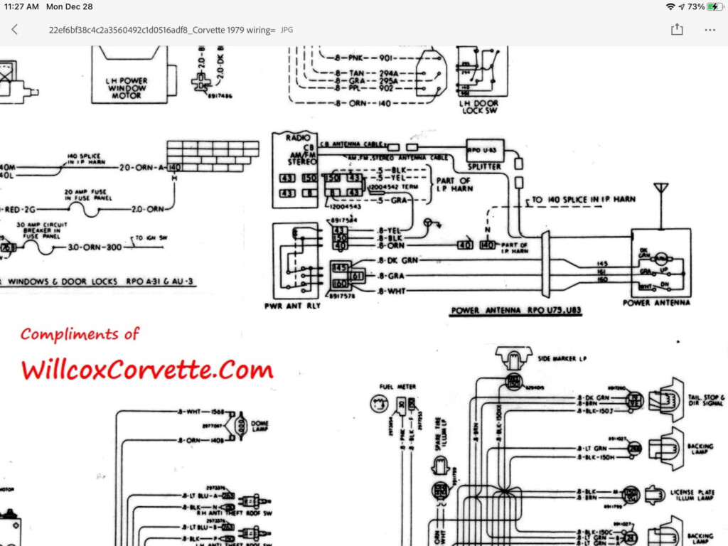 78 Power Antenna Wiring CorvetteForum Chevrolet Corvette Forum 