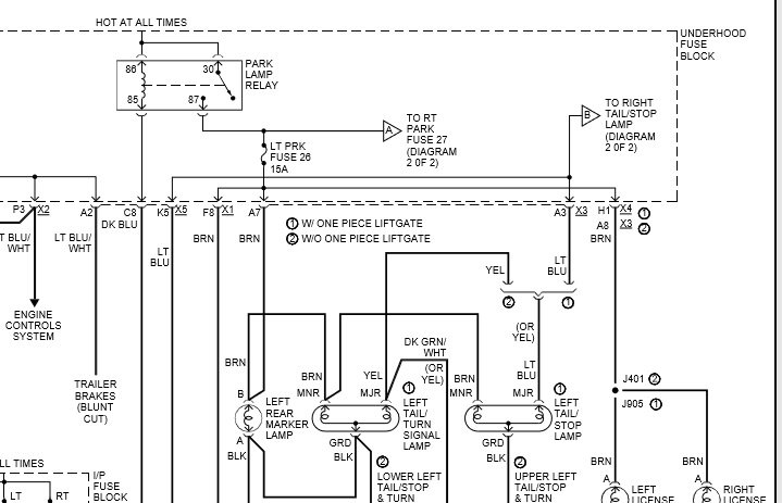 92 Chevy 2500 4x4 Tail Light Wiring Diagram Wiring Diagram Networks