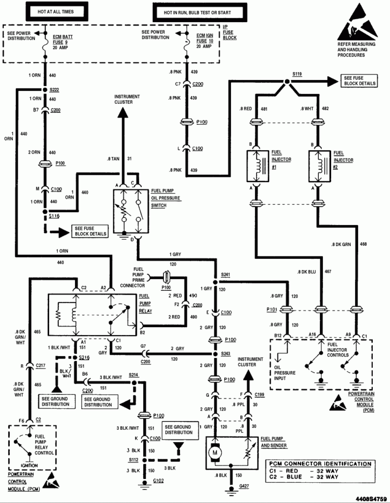 95 Chevy 4 3 Fuel Pump Relay Wiring Diagram