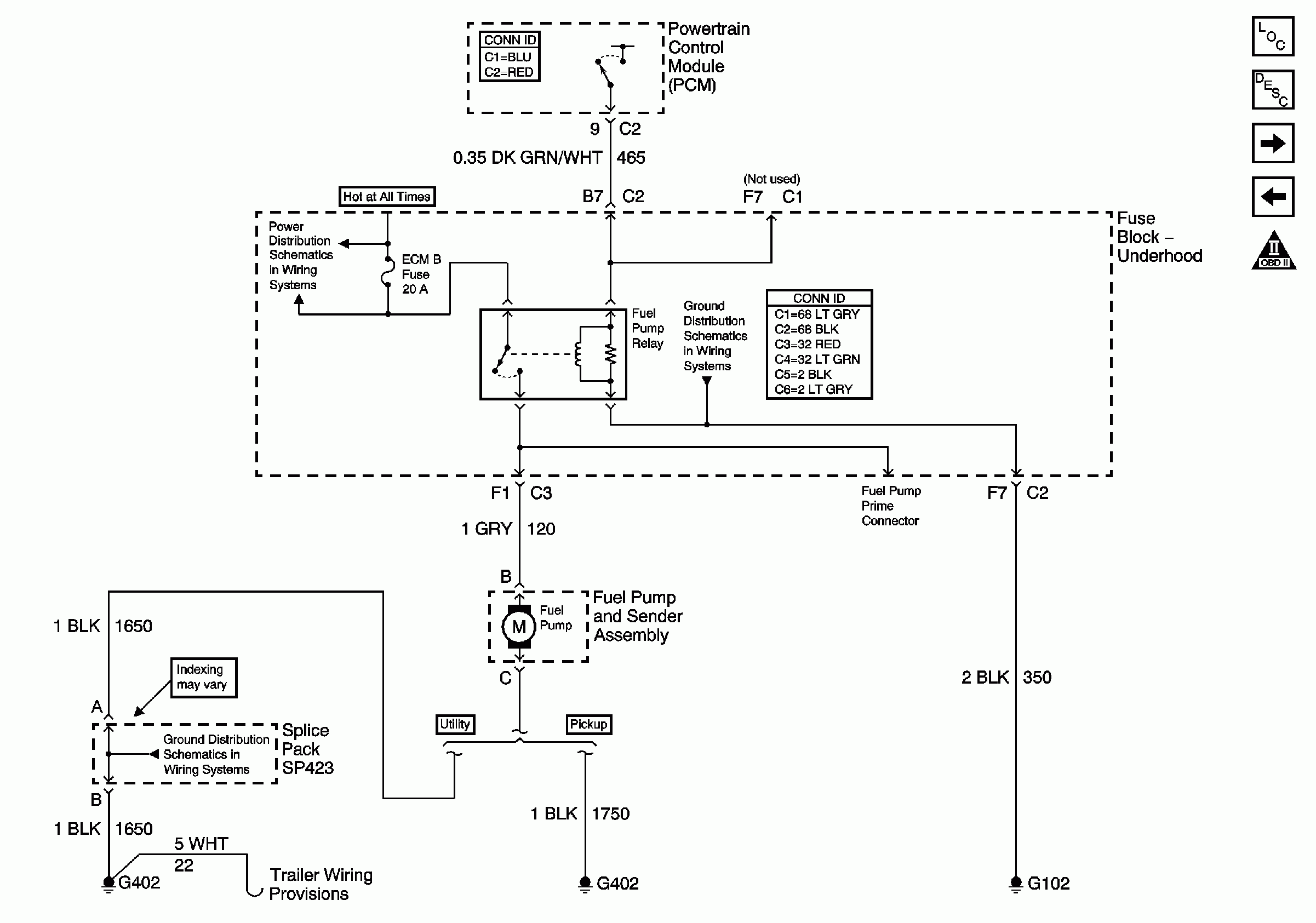 98 S10 2 2l Fuel Pump Wiring Diagram