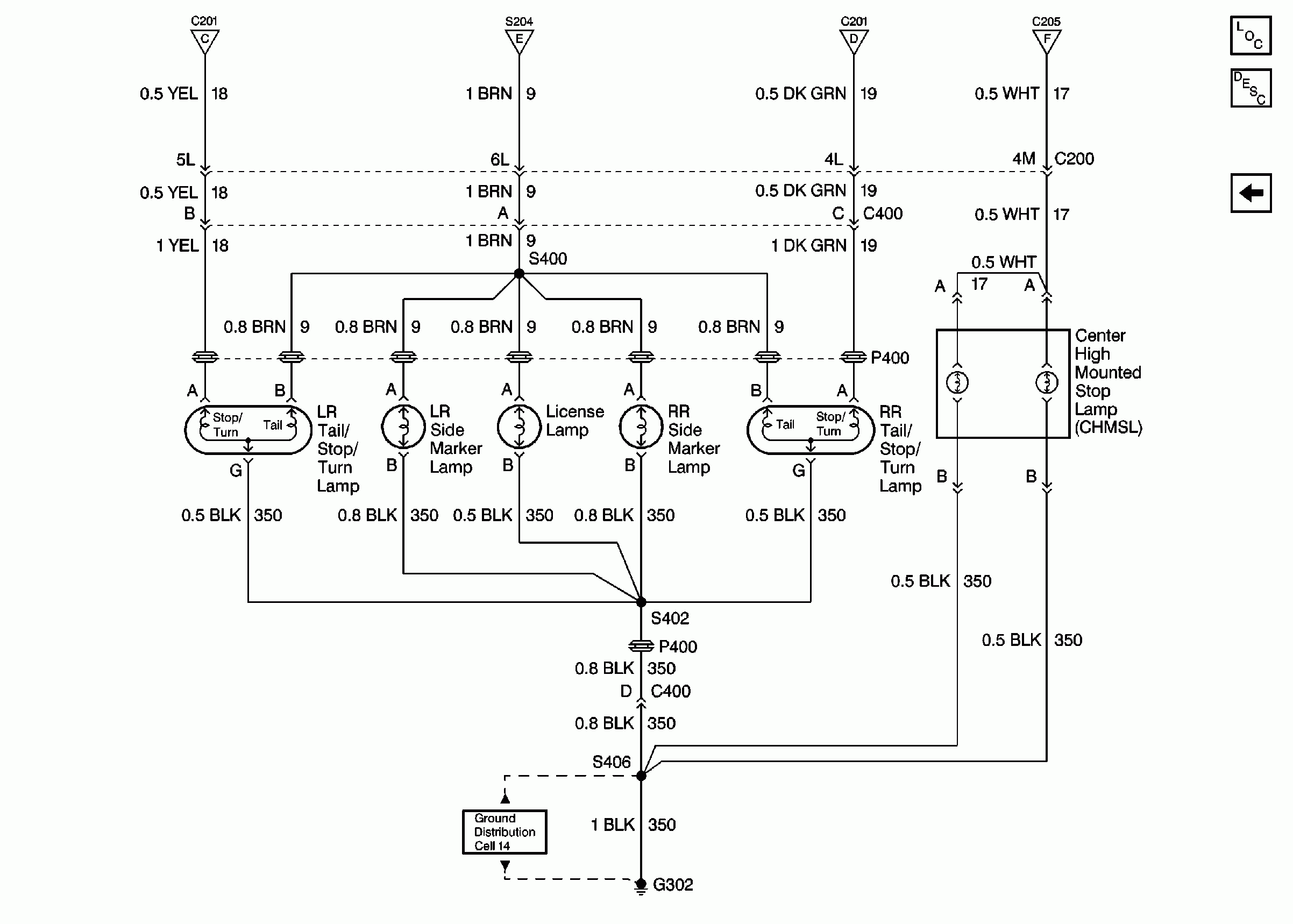 Brake Light Wiring Diagram For 1997 Chevy Lumina