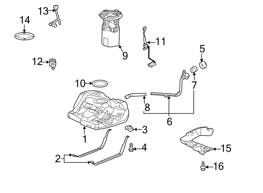 Chevrolet Impala Fuel Pump Wiring Harness All 25800700 GM Parts 