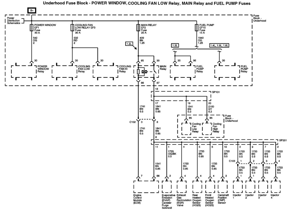 Chevy Aveo 2009 Ecu System Wiring Diagram