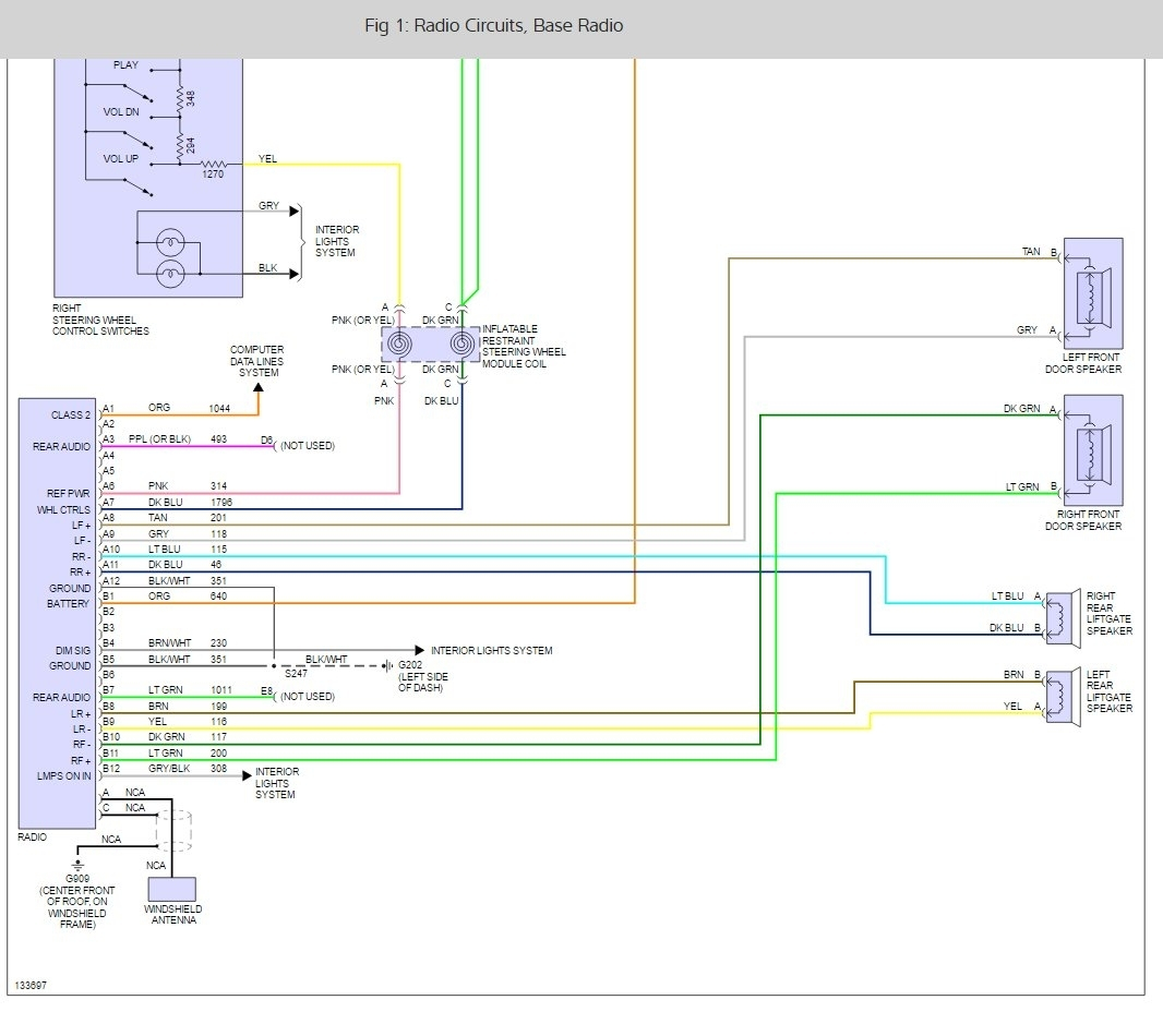 Chevy Cruze Stereo Wiring Diagram Wiring Diagram