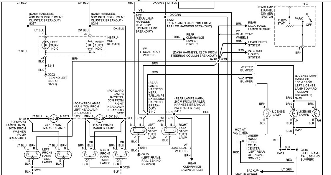  DIAGRAM 1988 Chevy 1500 Light Wiring Diagram FULL Version HD Quality 