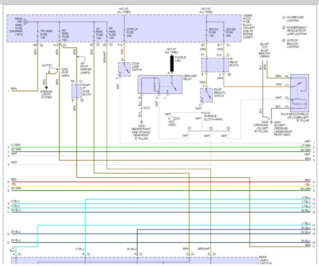  DIAGRAM 2001 Silverado Brake Lights Wiring Diagram FULL Version HD 