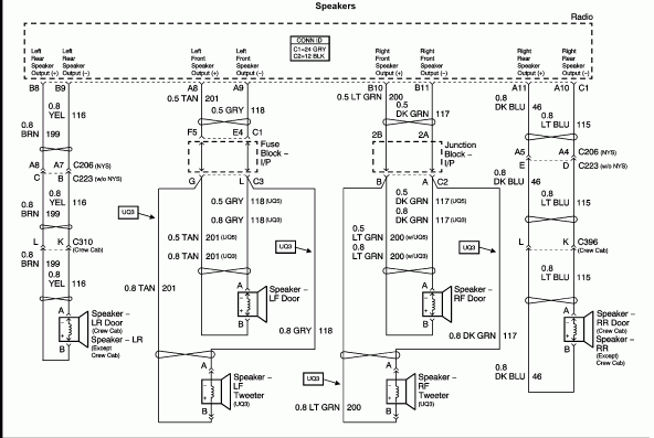 Do You Have A Wiring Diagram For A 2004 Chevy Silverado Crew Cab 1500