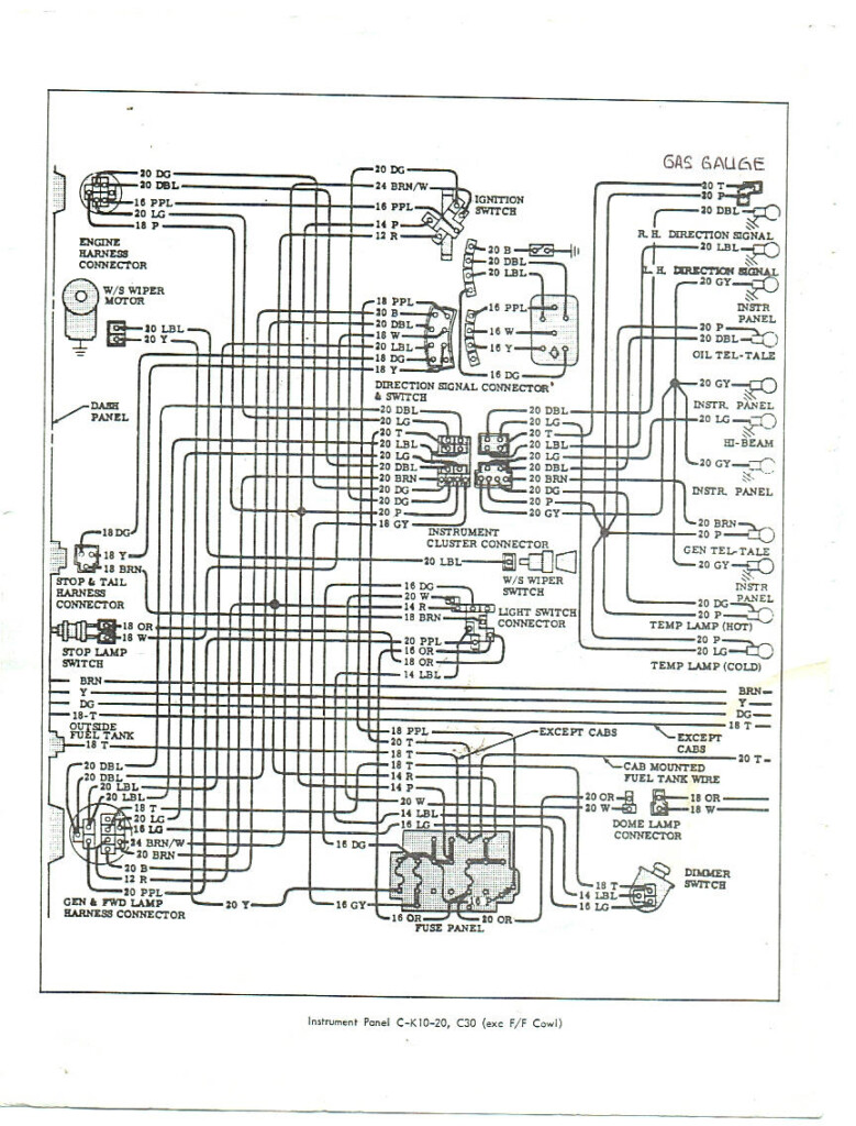 Fuel Gauge In 66 Chevy C10 The Stovebolt Forums