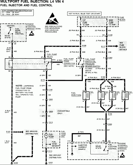 Fuel Pump Location For Cavalier 2004 At Service Manual