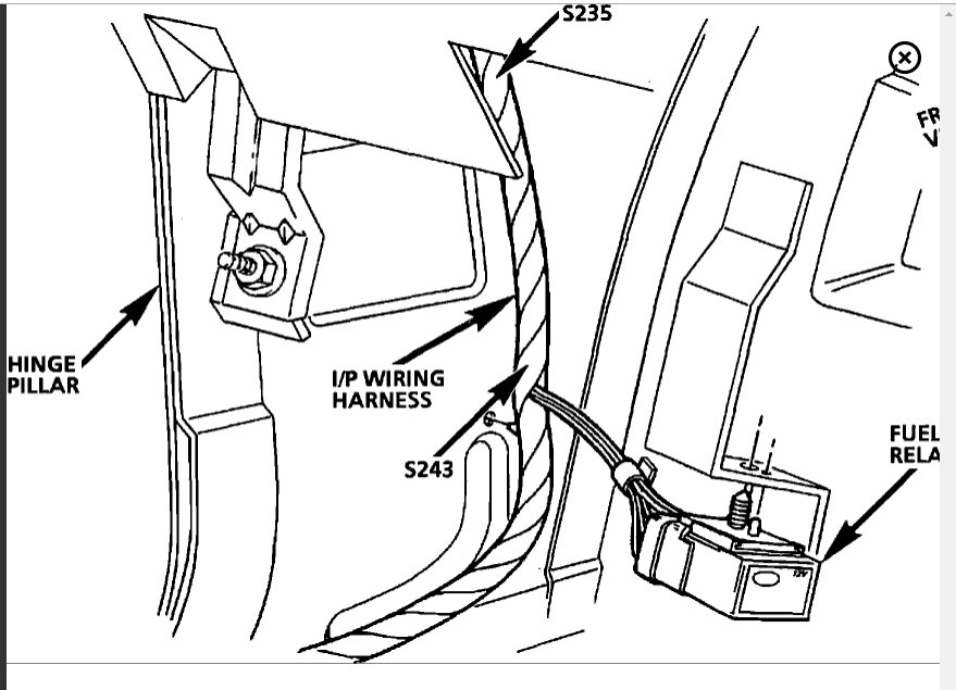 Fuel Pump Relay Location On A 94 Camaro V8