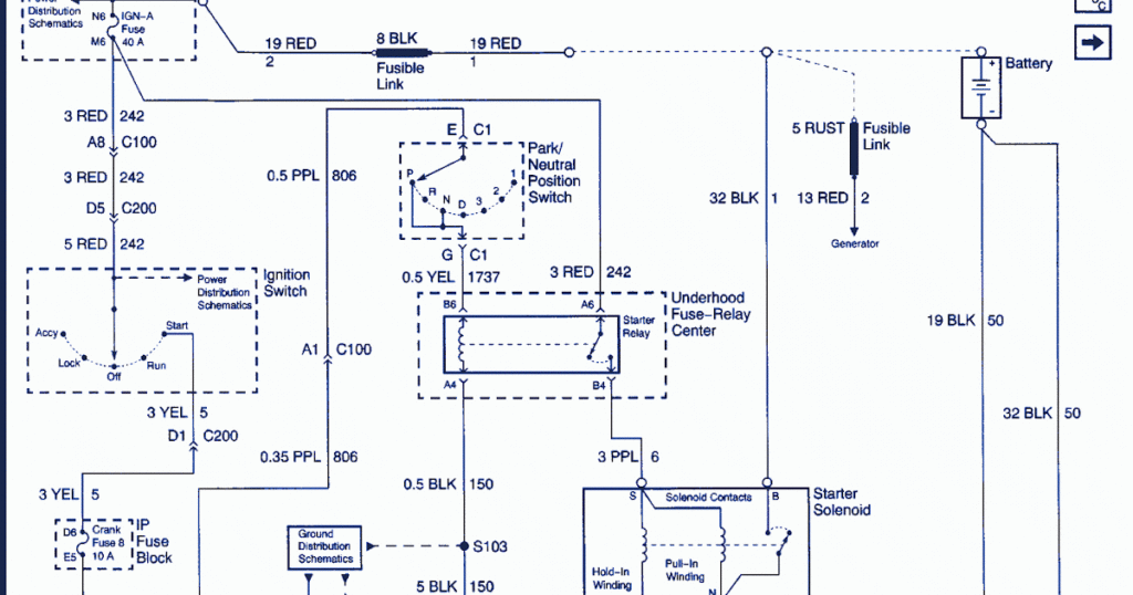 Fuel Pump Wiring Diagram 2000 Chevy Silverado