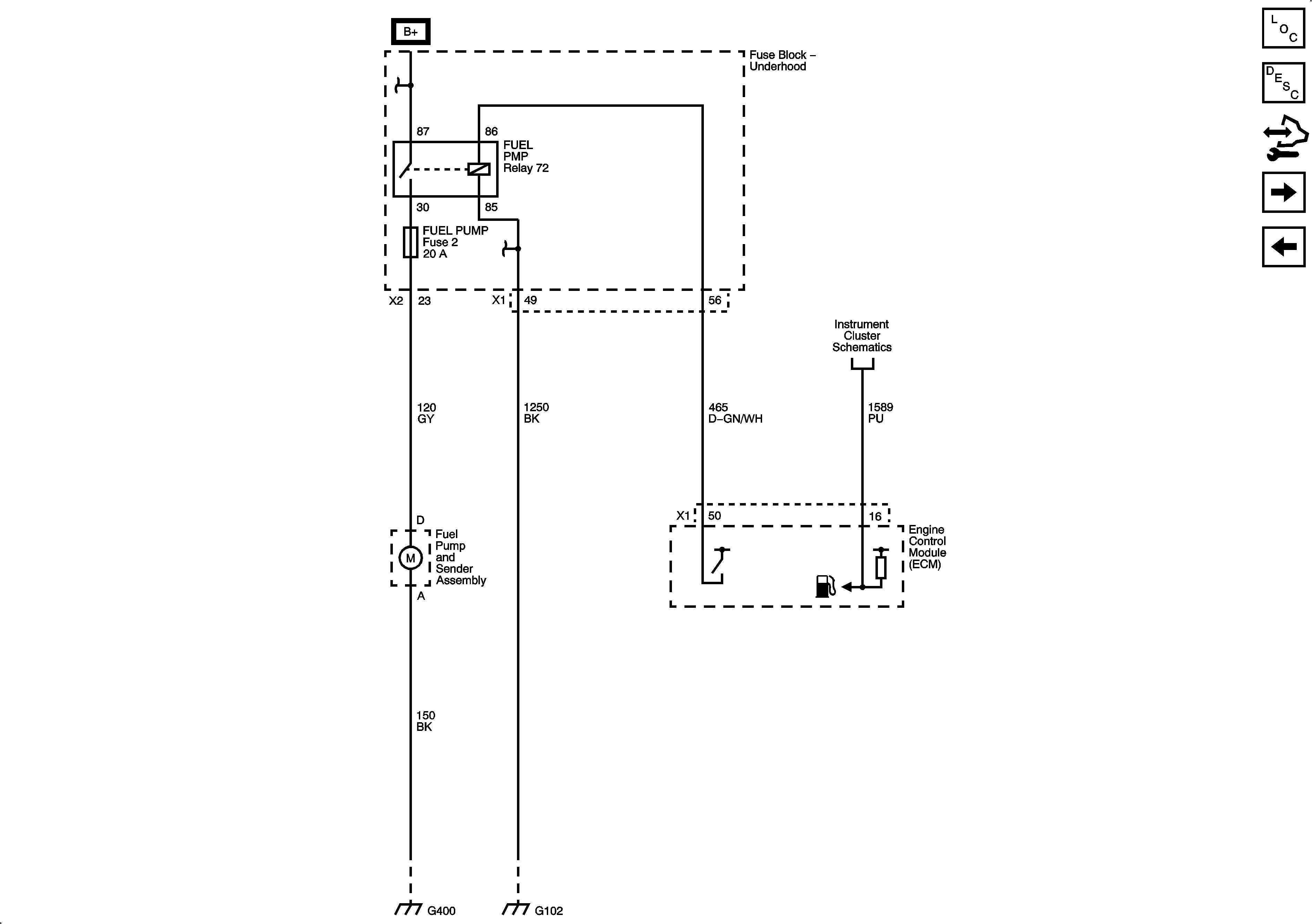 HAVE A 2009 CHEVY EXPRESS AWD 5 3 NOT GETTING POWER TO FUEL PUMP HAVE 