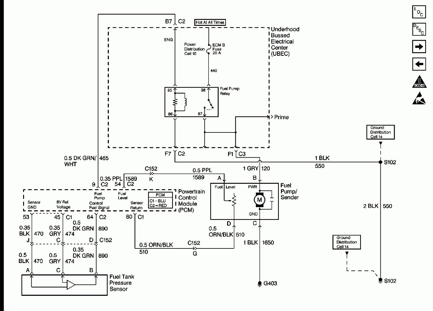 Need Fuel Pump Wiring Diagram Of 1999 Chevy Silverado