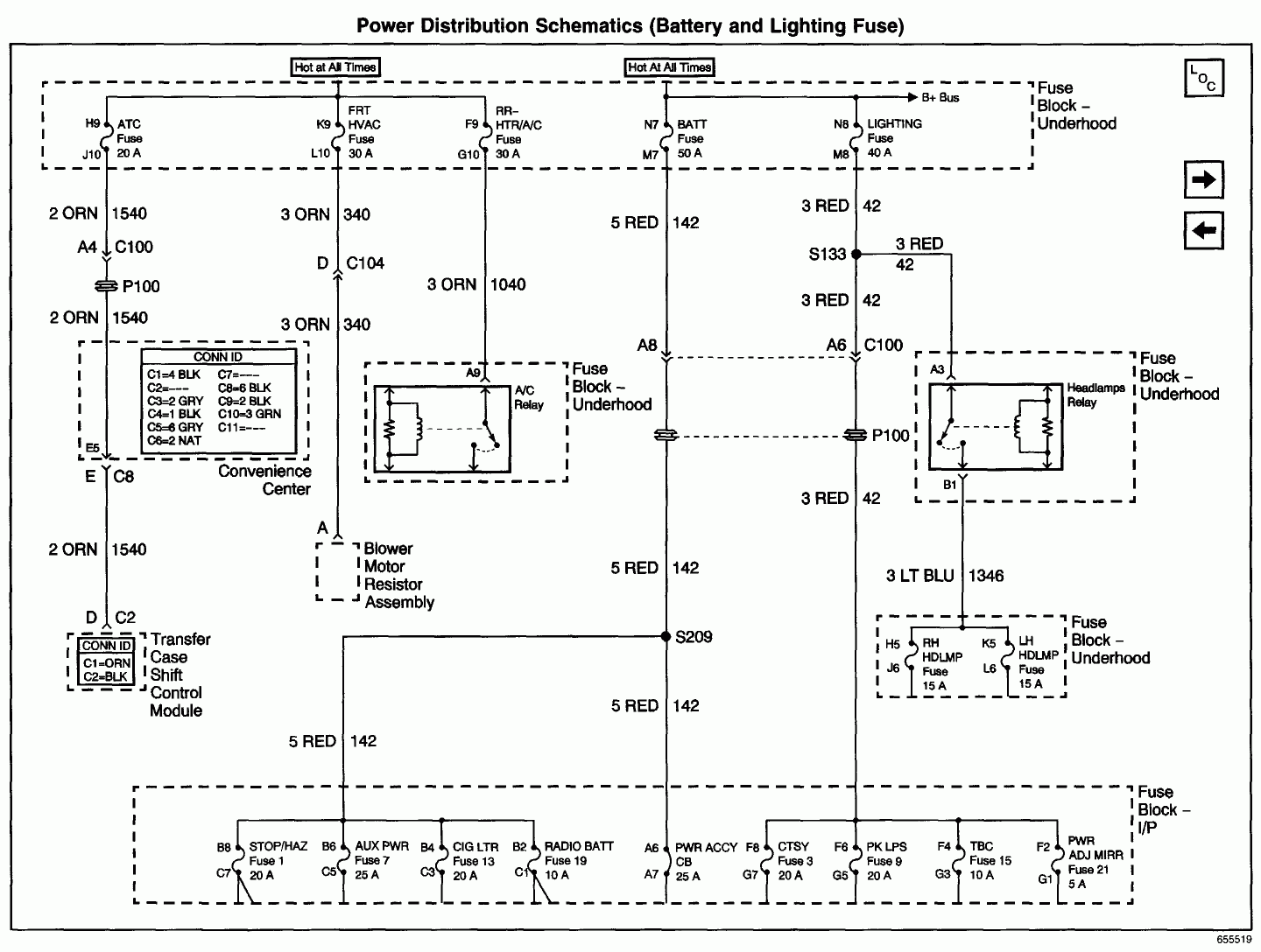 On A 2000 Chevy Astro Van We Have No Power Into Circuit Breaker A fuse 